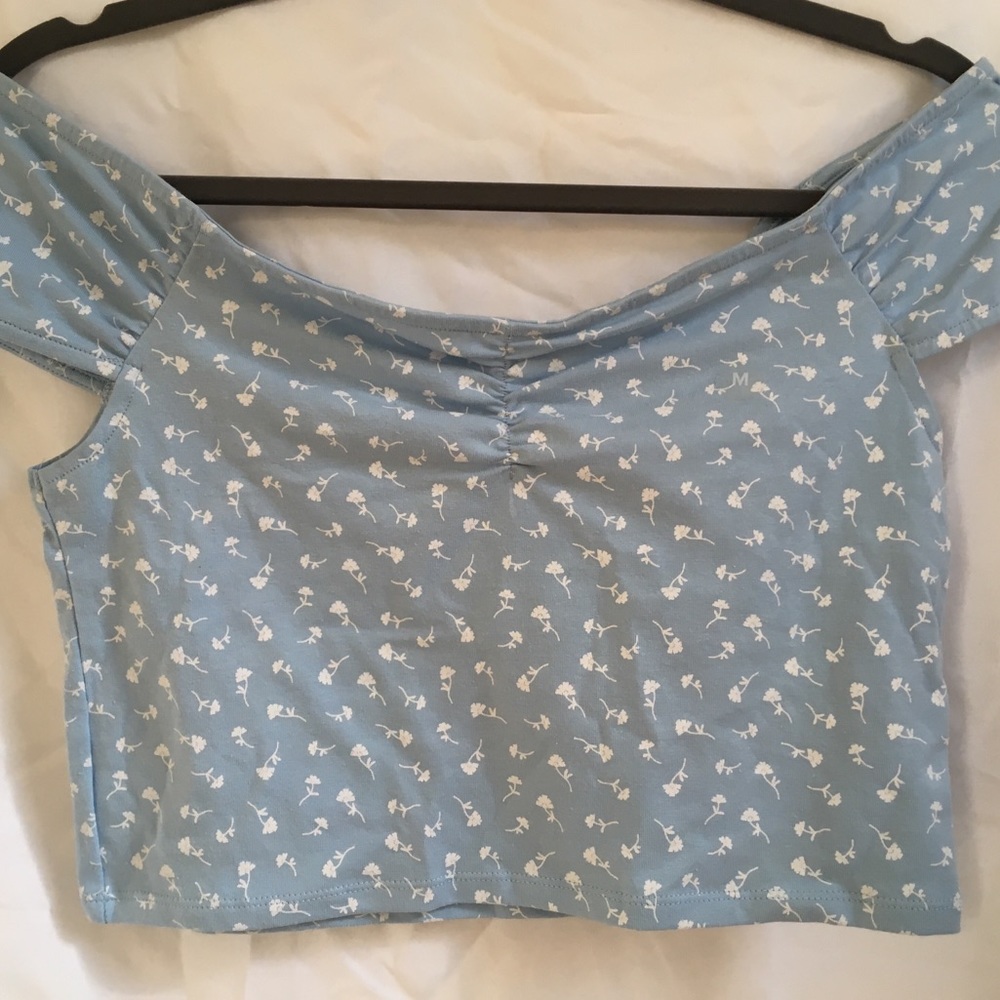 Off the shoulder floral top